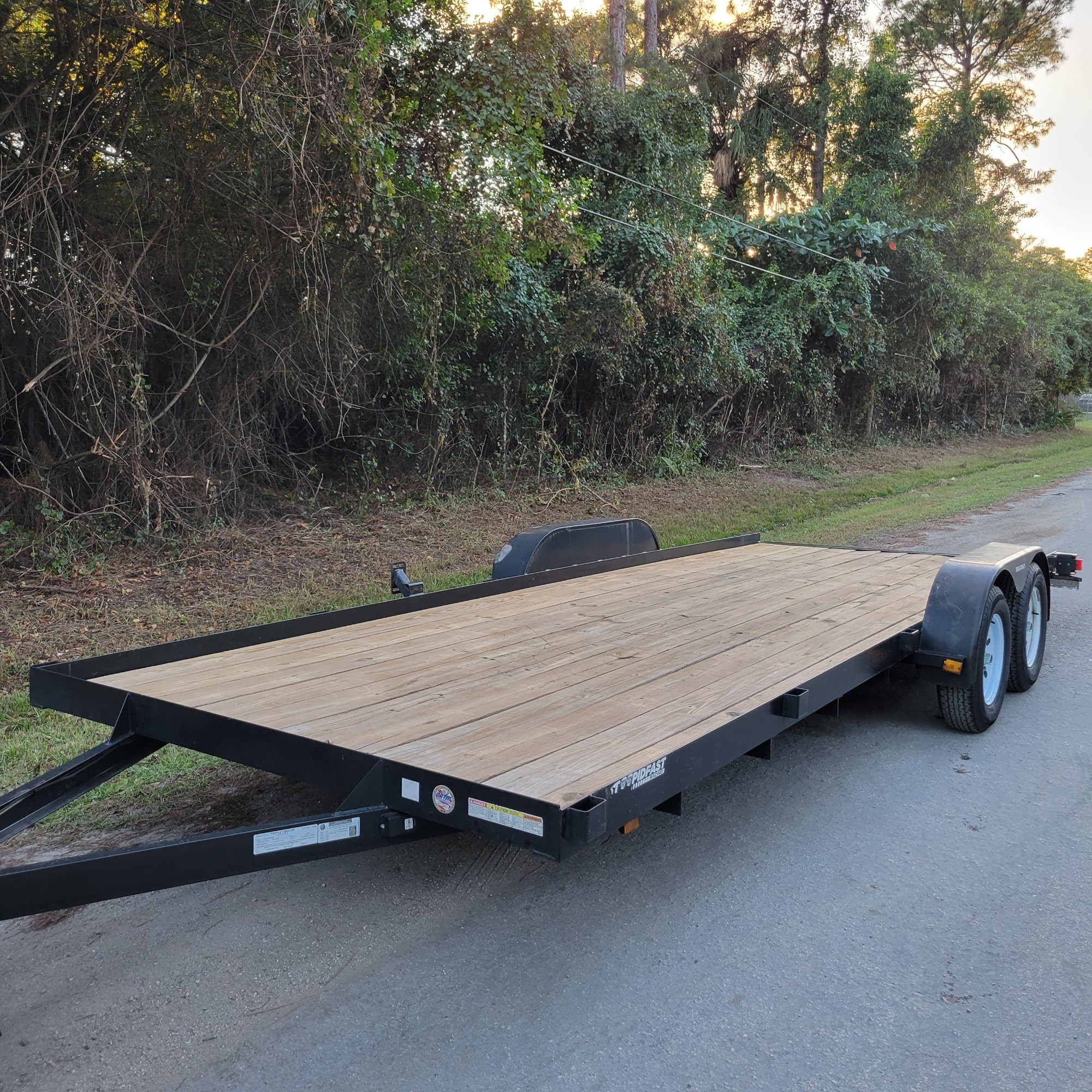 20' x 7' Car Trailer - Light Duty — trailer rental near Greenacres FL