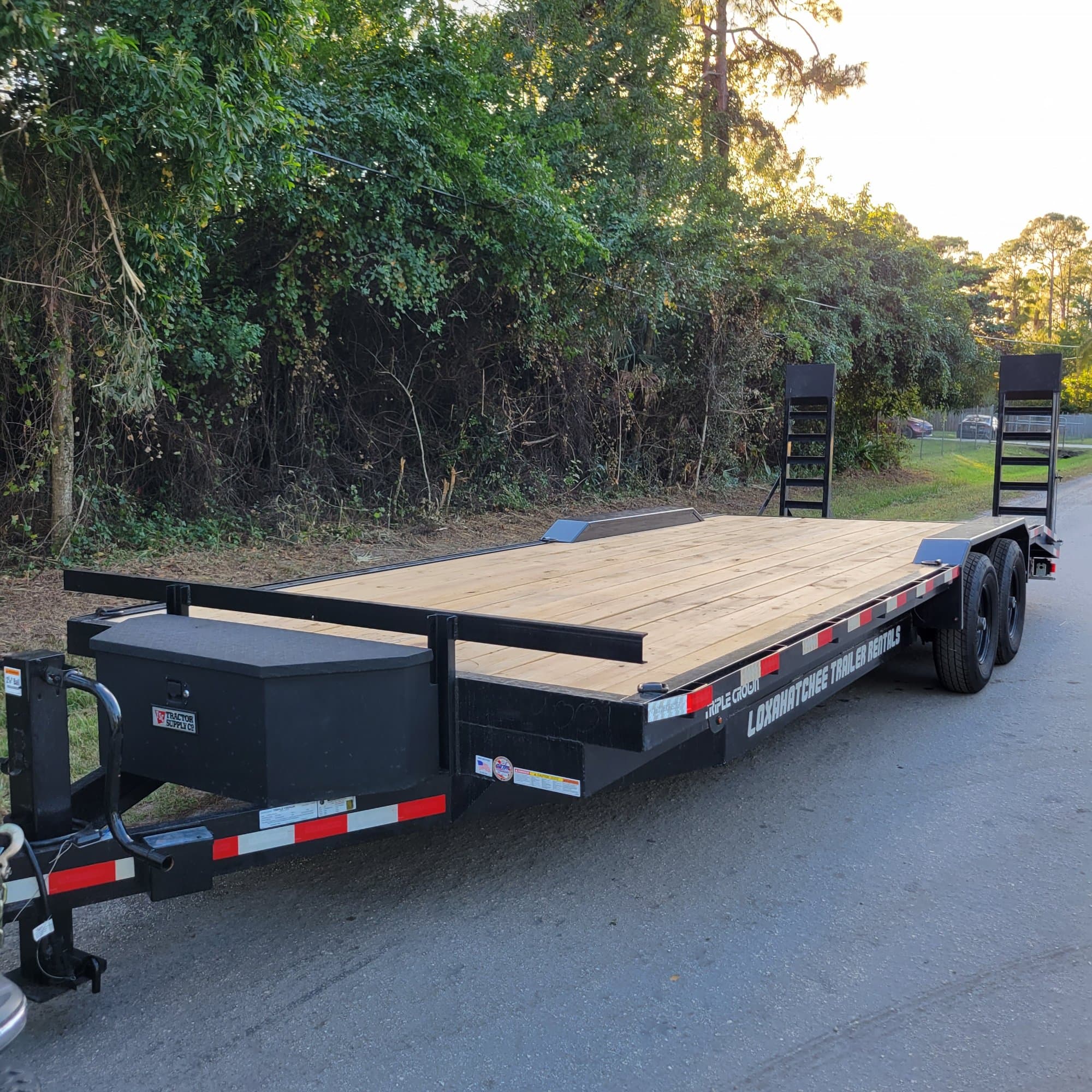 24' x 8' Equipment Trailer — trailer rental near Greenacres FL