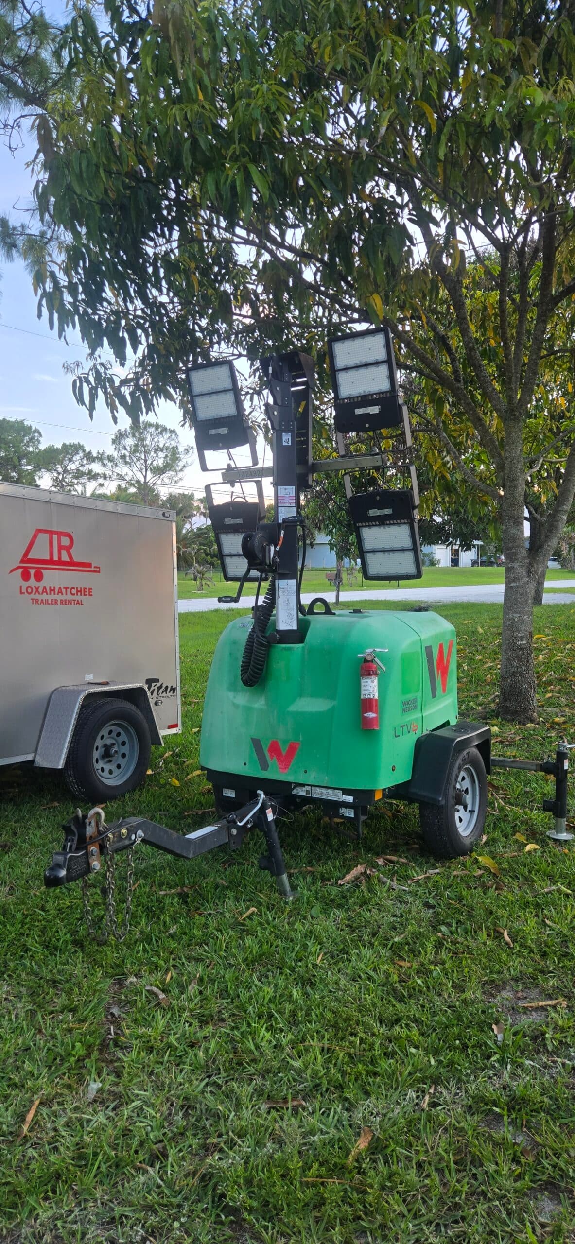 High Output LED Light Tower — trailer rental near Greenacres FL